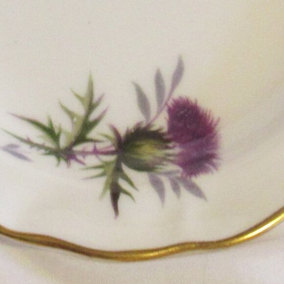 MacPherson Tartan Nut Dish, Made in England, Tartan and Thistle, C369 - Picture 3 of 4